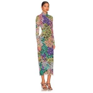 AFRM Laguna Dress in Patchwork Floral NWT
